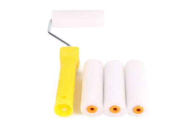 Varnishing set 5 pieces roller sleeves + roller
