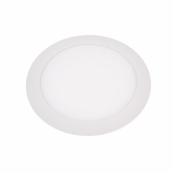 Χωνευτό Φωτιστικό LED Slim 20W 6500K Φ225 Λευκό PRO Άσπρο