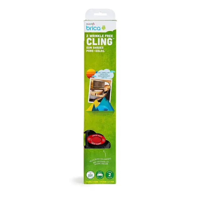 Munchkin Brica Cling Shade Σκίαστρο - Μεμβράνης για το Παράθυρο Αυτοκινήτου 2 Τεμάχιο