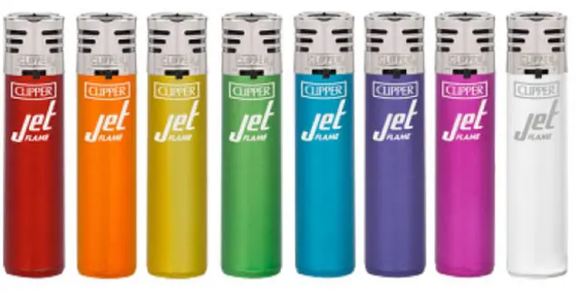 Clipper Αναπτήρας Αντιανεμικός Jet Flame - Crystal Rainbow