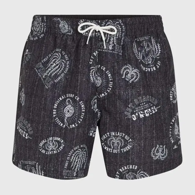 O'neill Men's Cali Print 15inch Swim Shorts Μαύρο 2800192-39115 (O'neill) - Medium