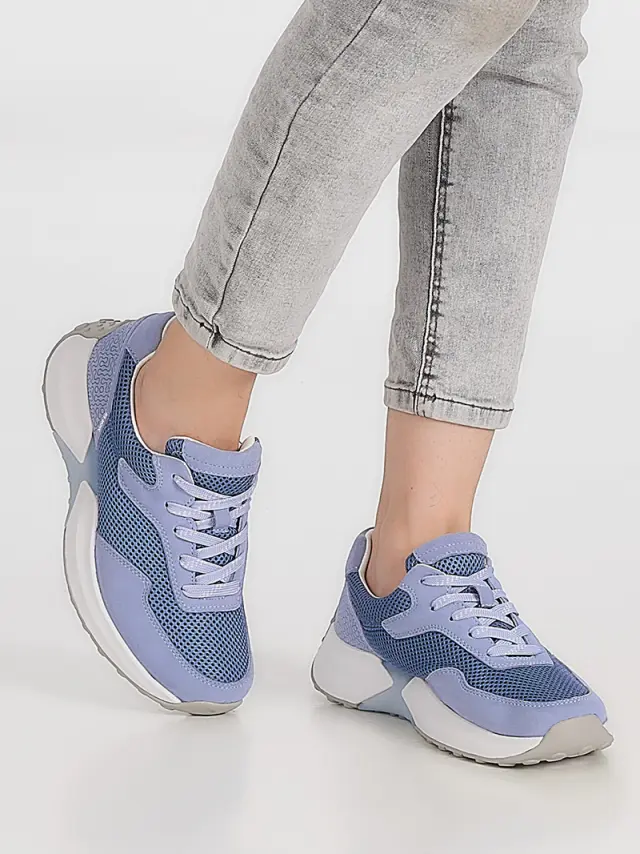 Gabor Sneakers Γυναικείο ύφασμα/δέρμα Nubuck Μπλέ GAB/86999 26-AZUR 2