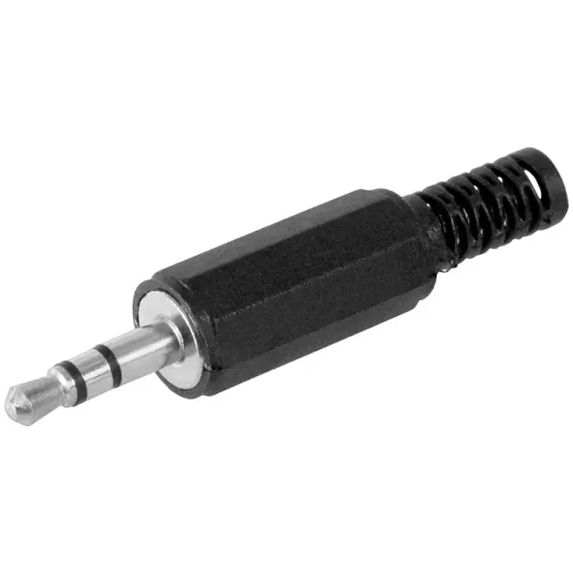 Φίς 3.5mm Πλαστικό Stereo 02.008.0059 2