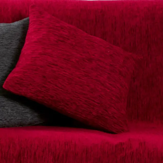 Διακοσμητικό Μαξιλάρι 42x42 Με Γέμιση Anna Riska 1300 Red 100% Chenille