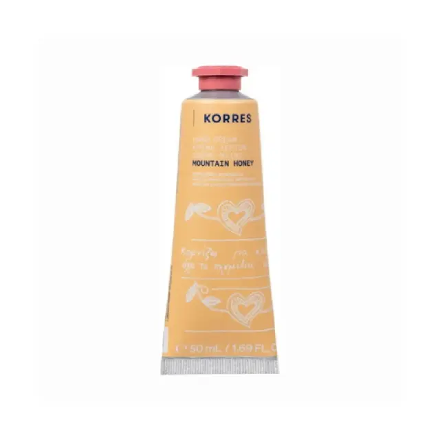 Korres Hand Cream Mountain Honey, Ενυδατική Κρέμα Χεριών με Άρωμα Μέλι του Βουνού 50ml