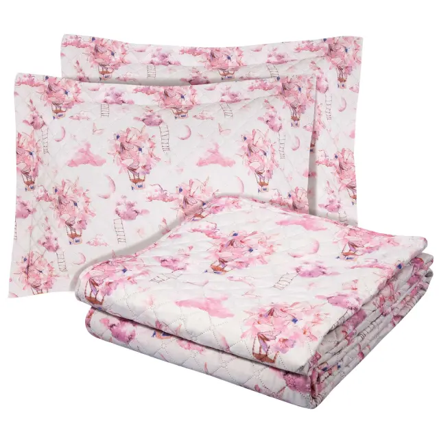 Κουβερλί 160x240 Μονό Greenwich Polo Club Essential 8864 Pink 100% Microfiber 3