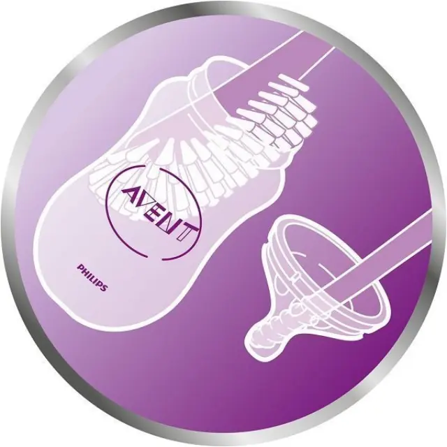 Philips AVENT Βουρτσάκι Καθαρισμού Μπιμπερό & Θηλών με Καμπυλωτή Κεφαλή 3