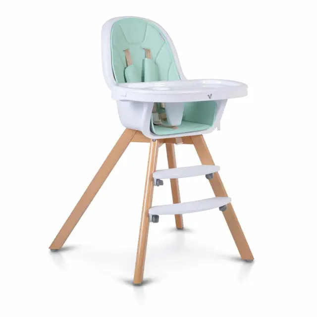 Καρεκλάκι Φαγητού 2σε1 Ξύλινο Hygge Cangaroo Mint 3801005150748