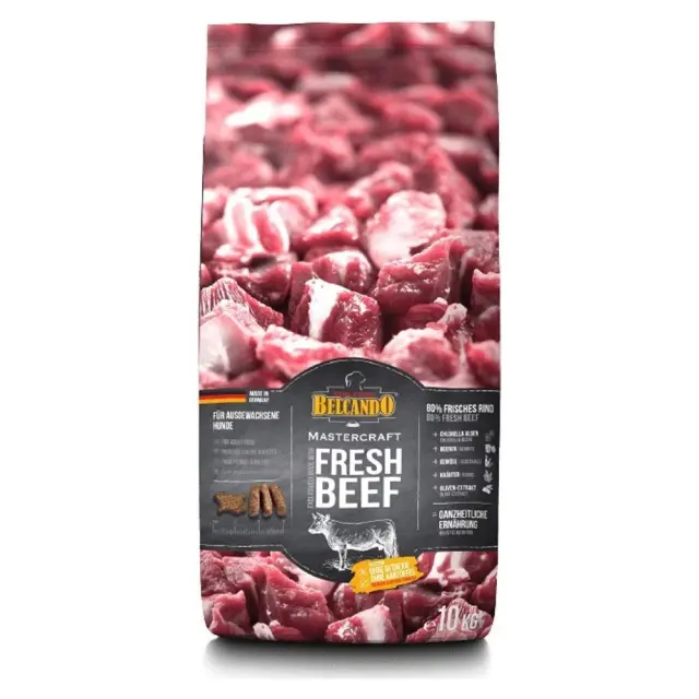 Belcando Mastercraft Fresh Beef Ξηρά Τροφή Χωρίς Σιτηρά για Ενήλικους Σκύλους με Βοδινό 10kg