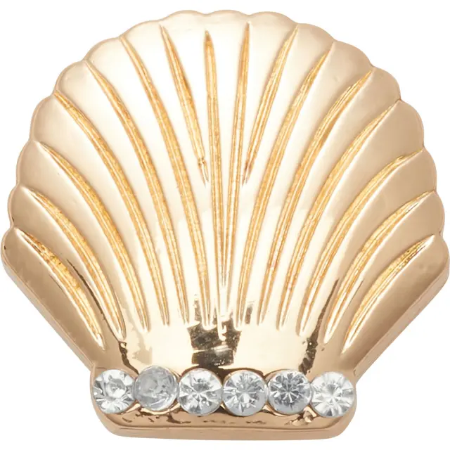 Crocs Jibbitz Gold Seashell 10008245 - One Size