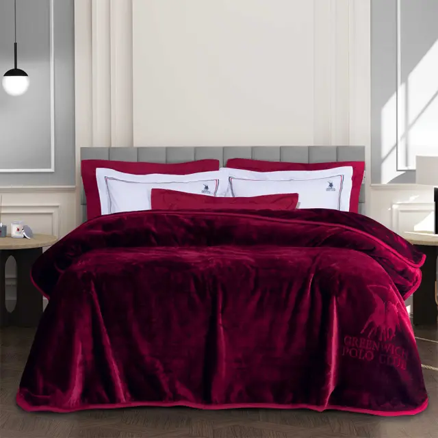Κουβέρτα Velour μονή Essential 160x240cm Greenwich Polo Club 3438