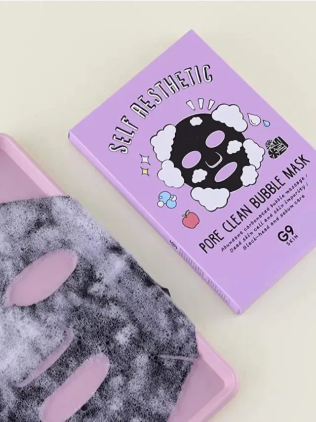 G9 Skin Self Aesthetic Pore Clean Bubble Mask Μάσκα Προσώπου Με Φυσαλίδες 23ml 2