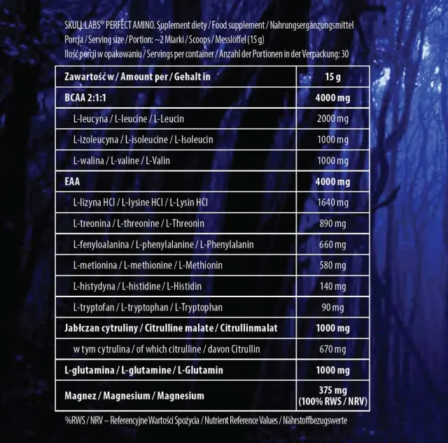 Skull Labs Perfect Amino Sample 2