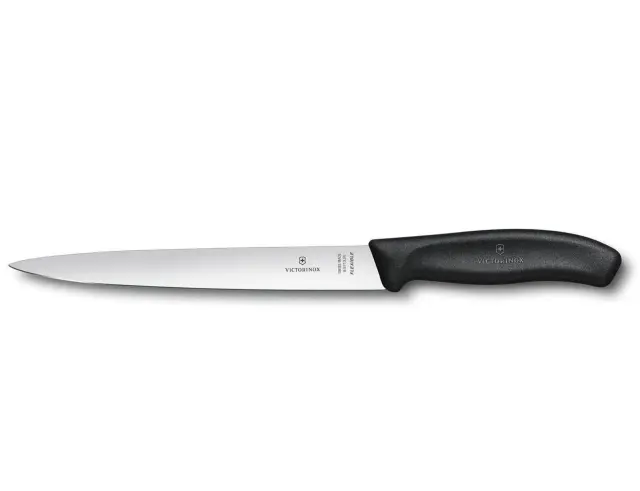 Μαχαίρι φιλεταρίσματος Victorinox Swiss Classic με εύκαμπτη λάμα και μήκος λεπίδας 20cm - Black6.8713.20B 3