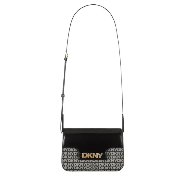Γυναικεία Τσάντα Χιαστί DKNY Avril Crossbody R52E5J30-XLB Μαύρο Logo Μαύρο - One Size