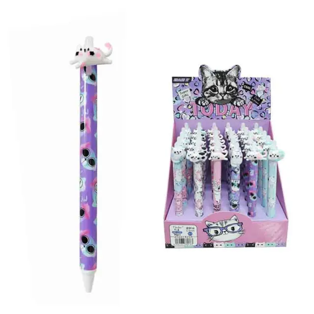 Στυλό Γάτα με Γόμα Σετ 36 Τεμαχίων – Cute Cat Erasable Pens Set of 36 0327001