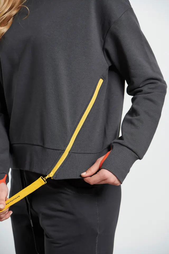 Body Talk Hoodie Coal 1222-906526 - S 2