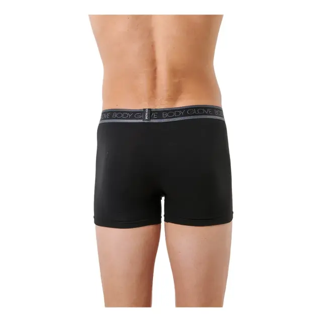 Body Glove Ανδρικό Boxer Logo Band - Τριπλό Πακέτο, Χρώμα Μαύρο-Μαύρο-Μαύρο - M 3