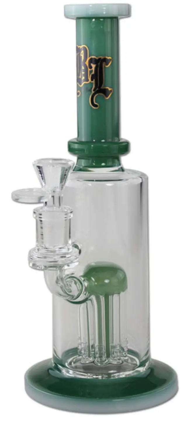 Γυάλινο Bong Percolator Green - 26cm
