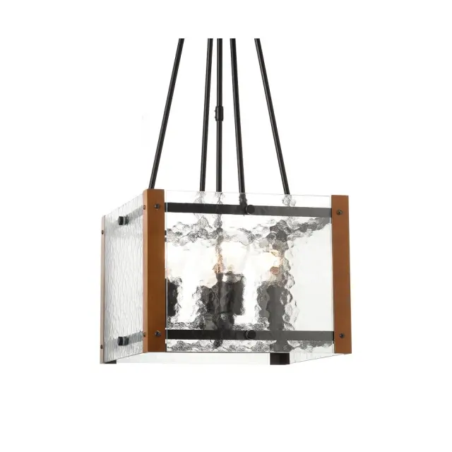 AcaLight Offer NETTO ΦΩΤΙΣΤΙΚΟ ΚΡΕΜΑΣΤΟ ΜΑΥΡΟ ΜΑΤ ΜΕΤΑΛΛΙΚΟ ΣΥΜΒΑΤΙΚΟ 4ΧΕ27 IP20 330Χ330Χ750mm
