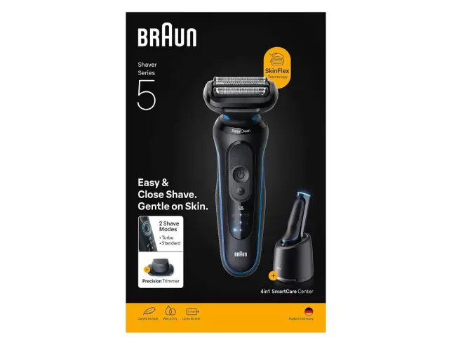 Επαναφορτιζόμενη Ξυριστική Μηχανή Braun Series 5 52-B7200cc με SmartCare Center και 1 εξάρτημα 52-B7200cc 3