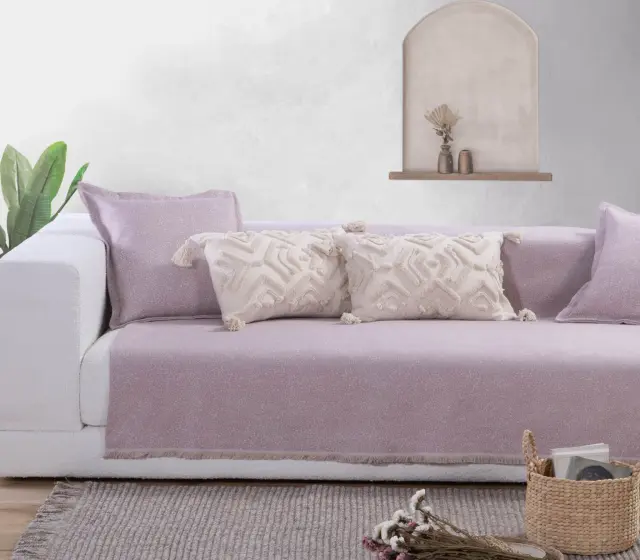 NEF-NEF ΡΙΧΤΑΡΙ ΔΙΘΕΣΙΟΥ ΚΑΝΑΠΕ ARONIA 170X250, 75% BAMB-25% ΠΟΛ - LILAC (035766)
