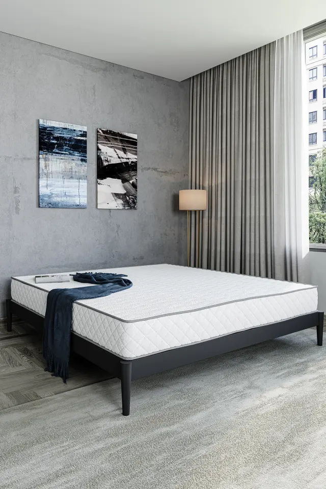 Stewehome Διπλό στρώμα με ελατήρια για κρεβάτι 200x140x19 cm