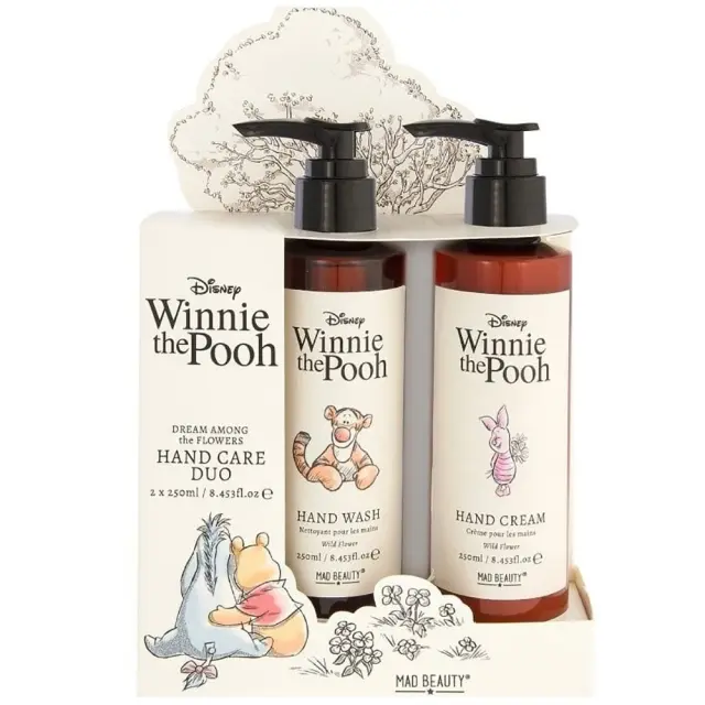 Mad Beauty Winnie the Pooh Hand Wash Duo, Πακέτο με Κρεμοσάπουνο χεριών + Κρέμα Χεριών