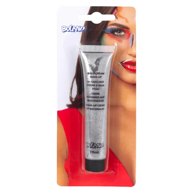 Αποκριάτικο Αξεσουάρ Σωληνάριο Makeup Ασημί 19ml (Bolland) (C-344999)