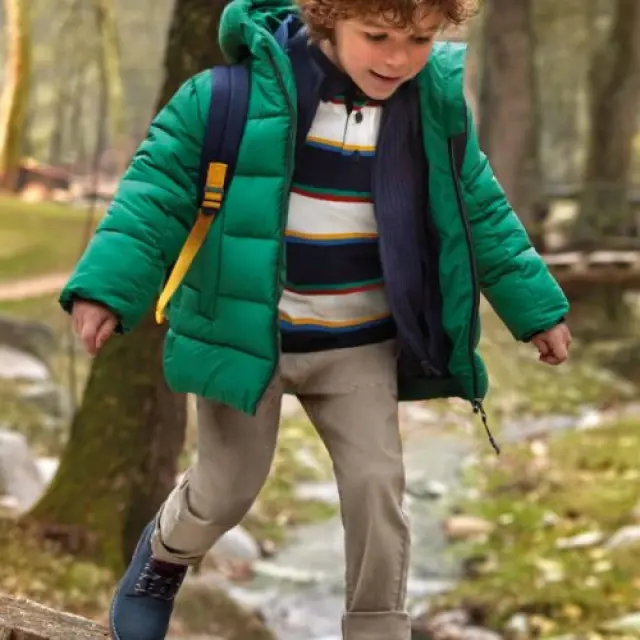 Baby 6 μηνών έως 4 ετών Παντελόνι jogger relaxed Better Cotton τρούφα - 3Ε 2