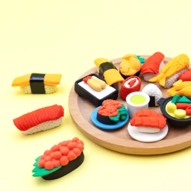 Little Tree Fancy Erasers in Lunchbox: Sushi 3