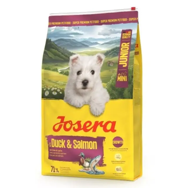 JOSERA Mini Junior Duck & Salmon - dry dog food - 10kg