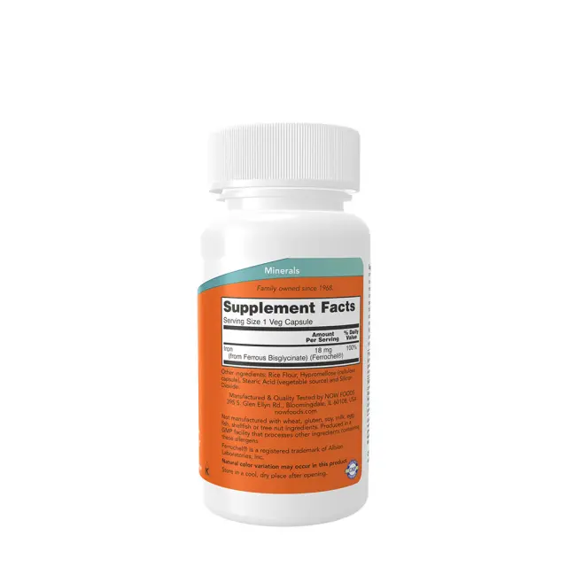 Now Foods Iron 18 mg Iron Bisglycinate 2