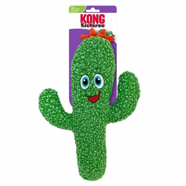 Kong - KONG KICKEROO CACTUS - 6,5 x 9 x 29 cm - Pet Supplies