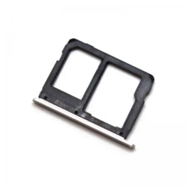 Βάση Κάρτας Sim & SD Samsung A315G Galaxy A31 Ασημί (Original) N62493 2
