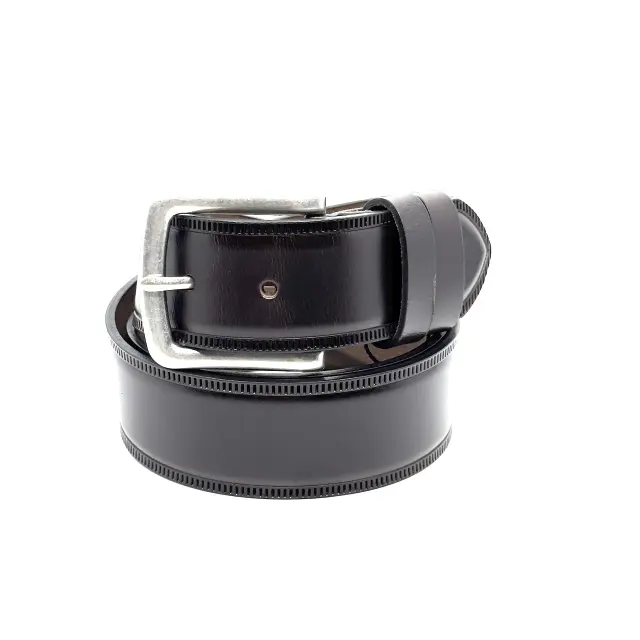 Καφέ Δερμάτινη Ζώνη Full Grain 4 cm 3