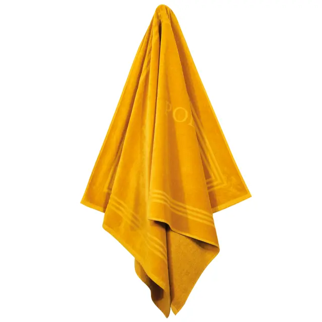 Πετσέτα Θαλάσσης 90x170 400gsm Essential Greenwich Polo Club 4065 Yellow 100% βαμβακερό 2