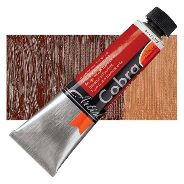 Λάδι Νερού Talens Cobra - 378 Transparent Oxide Red - 40ml