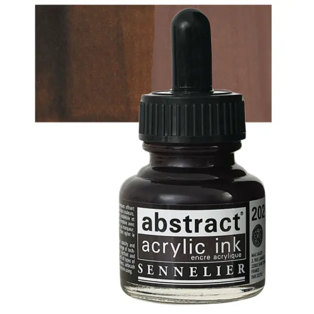 Sennelier Abstract Ακρυλικό Μελάνι 202 Burnt Umber - 30ml