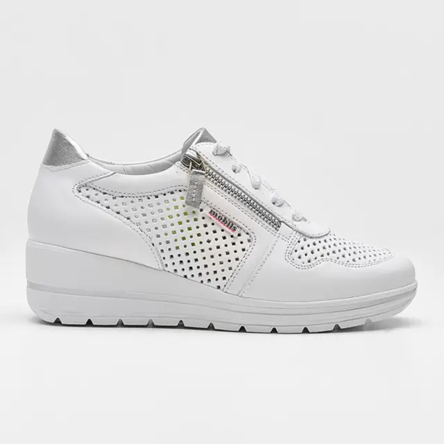 Mephisto Sneakers Γυναικείο δέρμα Άσπρο MEP/ABBY PERF WHITE