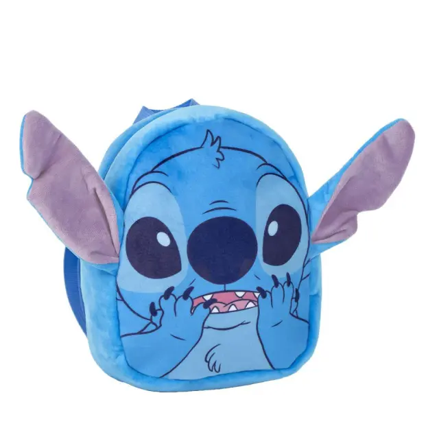 Disney Lilo + Stitch Λούτρινο Παιδικό Σακίδιο Πλάτης 22×18×8 cm