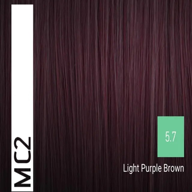 Sensus MC2 Permanent Hair Color 5.7 Light Purple Brown 100ml - (μόνιμη βαφή χωρίς αμμωνία καστανό ανοιχτό βιολέ) 2