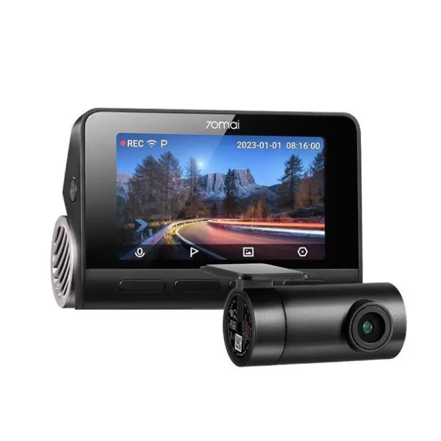70mai Dash Cam 4K A810S Set RC24 & Lexar microSD Card 128GB Silver Plus High-Performance (A810s + RC24 + 128GB)