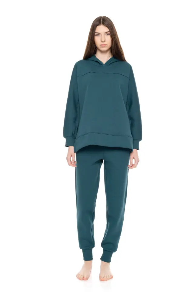 W1646 - Golden - HOMEWEAR HOOD SOFT SOLID