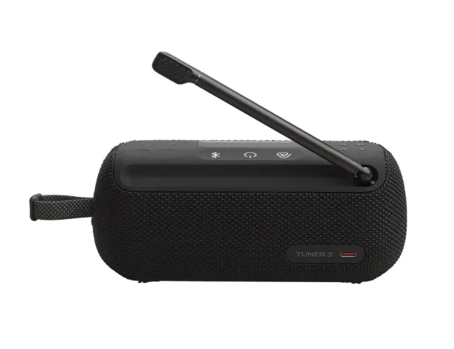 Αδιάβροχο Ασύρματο Ηχείο JBL Tuner 3 με Ραδιόφωνο - 7W - Bluetooth - BlackJBLTUNER3BLK 2
