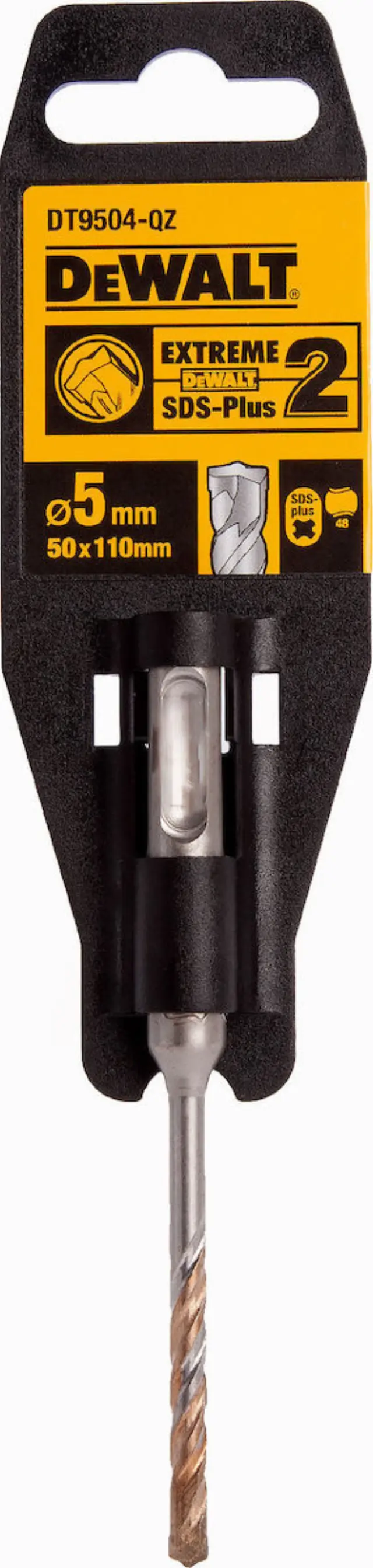 Extreme 2 SDS Plus Drill Bit 5.0 x 110mm DT9504-QZ DeWALT