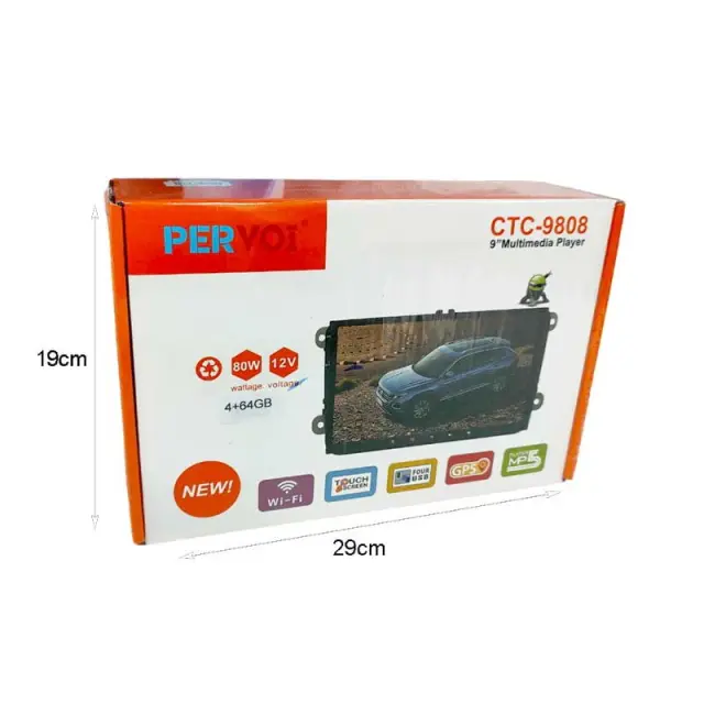 PerVoi οθόνη αυτοκινήτου για VW 9" αφής CTC-9808 - Car Multimedia Player 014465 2