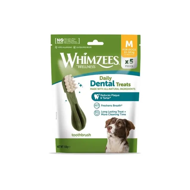 Whimzees Touthbrush 150gr (5τμχ) Μονόχρωμο - M