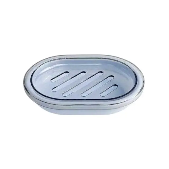 Σαπουνοθήκες μπάνιου πλαστικές - Σετ 9pcs - Light Blue - 21694