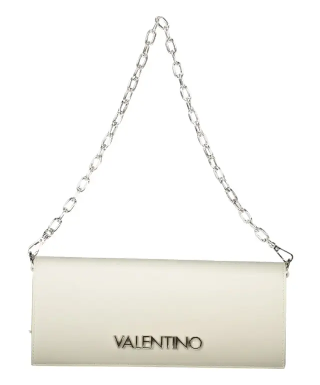 Valentino Bags - Μεγάλη Γυναικεία Τσάντα Ώμου Stefany VBS90109-006 Λευκό